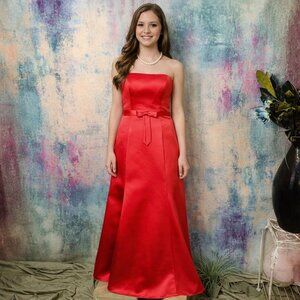 📌Alfred Angelo Strapless Elegant Evening - Prom - Ball- Bridesmaid Dress